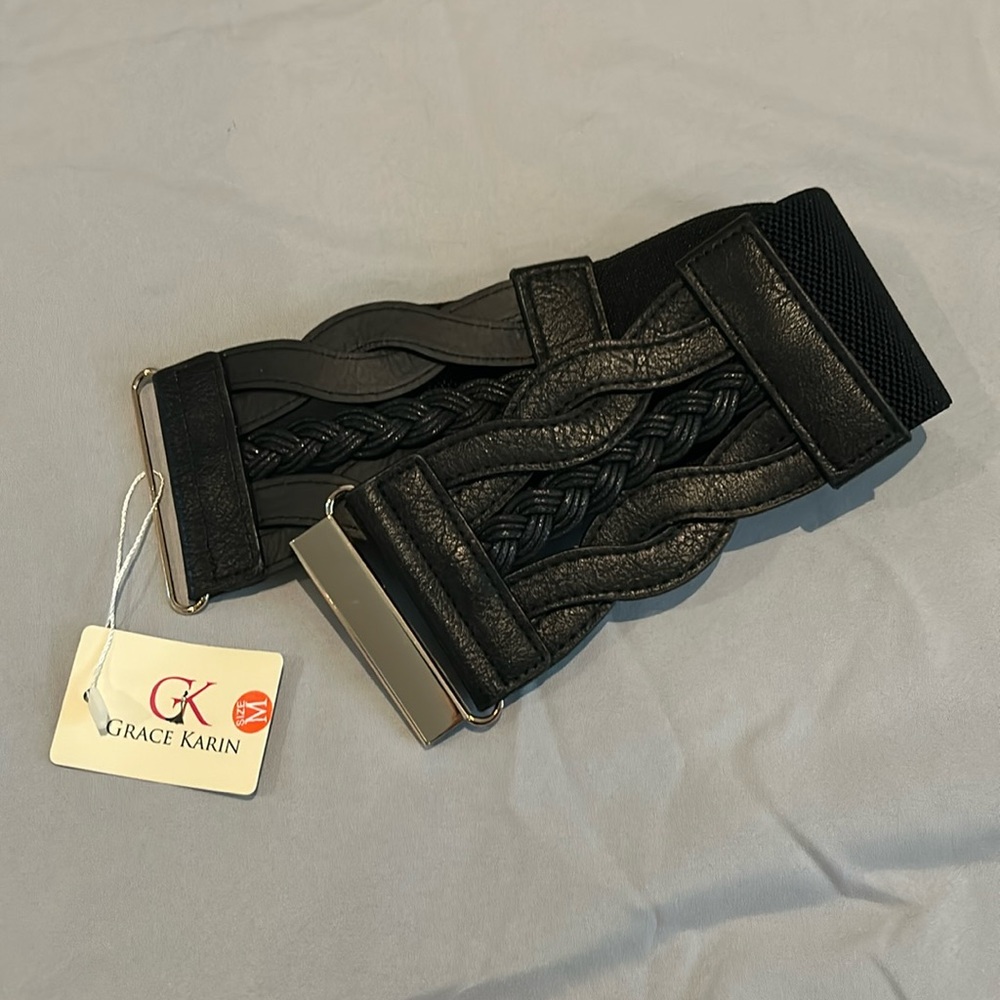 Grace Karin elastic waist belt size M